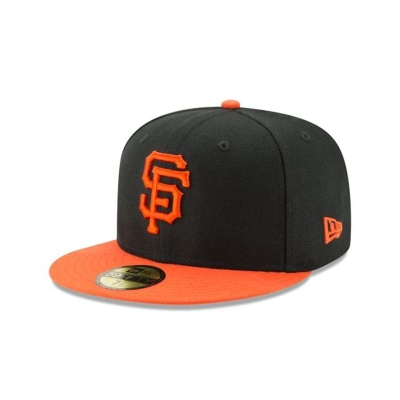 San Francisco Giants Gorra | New Era MLB Authentic Collection 59fifty Fitted Cap Mexico - Negros
